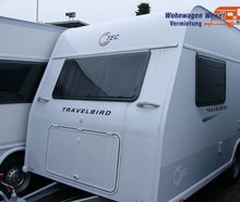 Wohnwagen TEC-410 4-Pers. Etagenbetten uund Heckgarage nur 850 kg leicht