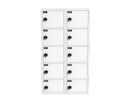 Schließfachschrank - 10 Fach Weiß mieten – Sonstige Garderobe- & Kleidungsstücke - Galerie - Bild 1