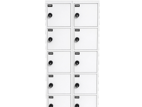 Schließfachschrank - 10 Fach Weiß mieten – Sonstige Garderobe- & Kleidungsstücke