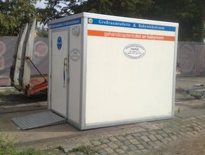 Behinderten WC, Toilettenwagen für Menschen mit eingeschränkter Mobilität