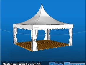 Mastertent Faltzelt 5 x 5m V4