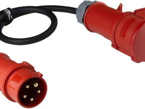 16A Stecker auf 32A Kupplung Adapter mieten – Kabel & Adapter