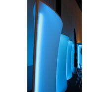 Easy Wall Raumteiler beleuchtet LED strtech weiß HMS