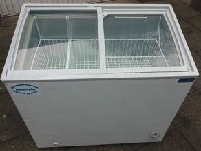 Glasdeckel-Gefriertruhe 200 ltr., Kühltruhe