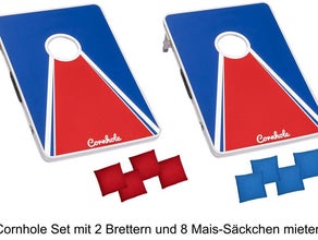 Corn Hole Spiel, Cornhole Set für Party, Feier und Event mieten