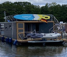 my Seahouse 3 Luxus Hausboote mieten auf der Mecklenburgischen Seenplatte! Führerscheinfrei!
