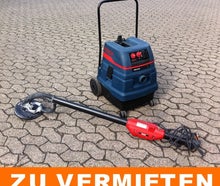 Langhalsschleifer / Deckenschleifer mit Feinstaubsauger