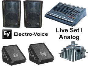 Komplette Lautsprecheranlage Live Set 1 Analog