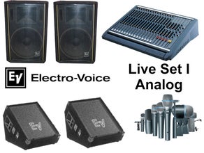 Komplette Lautsprecheranlage Live Set 1 Analog