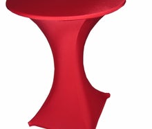 Stehtisch inkl. Husse stretch rot
