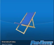 Strandstuhl blau
