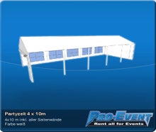 Partyzelt 4 x 10m