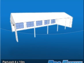 Partyzelt 4 x 10m
