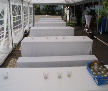 Biertischhusse mit Bierbankhussen