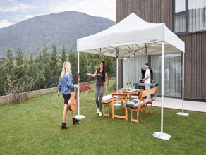 MASTERTENT Schnellspannzelt 3 x 3 Meter, weiß