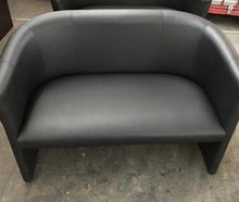 Cocktailsessel Leder schwarz 2 Personen