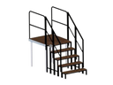 Bühnentreppe 80 cm - 1 m mieten – Bühnenelement & Podeste