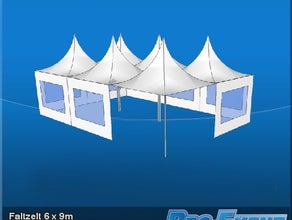 Faltzelt 6 x 9m