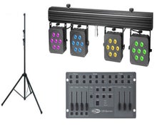 LED Lichtanlage mit 4 Scheinwerfern für Parties in OWL