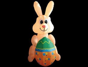 Dekofigur Hase / aufblasbare Dekofigur / Osterhase