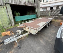 Autotransportanhänger mieten – 2.700 kg | kippbar | E-Seilwinde