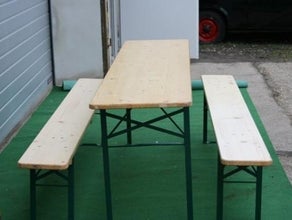 Festzeltgarnitur,Biertischgarnitur 50 cm Komplettset
