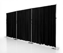 Pipe & Drape System mieten – Mobiles Vorhangsystem & Raumtrenner (3x3m) für Events