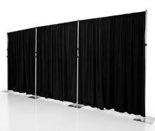 Pipe & Drape System mieten – Mobiles Vorhangsystem & Raumtrenner (3x3m) für Events