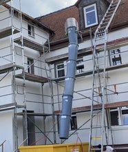 Bauschuttrutsche Schuttrutsche Bauschuttrohre Schuttrohre Müllrutsche Müllrohre mieten