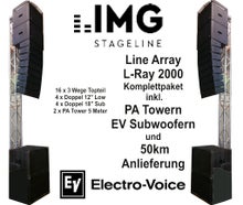 Musikanlage inkl.Tower und Lieferung - Line Array L-2000 IMG