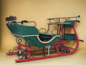 Winterschlitten, Pferdeschlitten, Schlitten