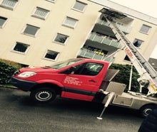 MÖBELLIFT / AUßENAUFZUG LKW / SCHRÄGAUFZUG / DACHDECKERAUFZUG / UMZUGSLIFT / MÖBELAUFZUG LKW / UMZUGSLIFT / FÜR UMZÜGE / UMZUG /  30m - mit Personal