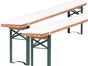 Hussen-Set für Festzeltgarnitur mit Rückenlehne 70cm mit Sitzpolstern - Galerie - Bild 2