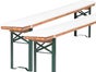 Hussen-Set für Festzeltgarnitur mit Rückenlehne 70cm mit Sitzpolstern - Galerie - Bild 2