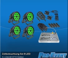 Zeltbeleuchtung Set 8 LED
