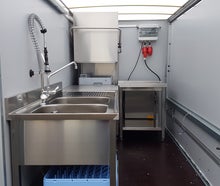 Spülmobil, mobile Spülküche, Spülanhänger, Geschirrspülmaschine HIRES *** EVENT & PARTYSERVICE