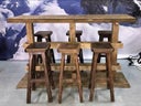 Hochtische, Stehtisch, Rustikal Stehtheke - Theke - Bar - Barhocker - Tisch - Thekentisch -