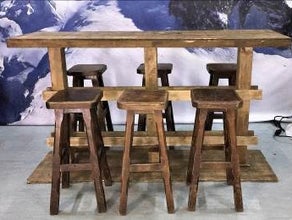 Hochtische, Stehtisch, Rustikal Stehtheke - Theke - Bar - Barhocker - Tisch - Thekentisch -