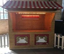 Verkaufshütte oder Pavillon z.B. für den Weihnachtsmarkt, Marktstand, Bude, Weihnachtsmarktbude, Verkaufsstand, Teststation, Testbude, Corona