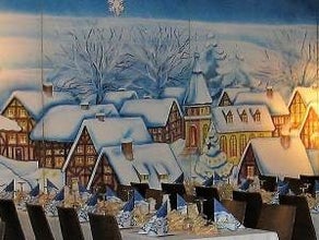 Winterdorf - Kulisse, Winter, Weihnachten, Schnee