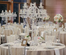 17-Arm Kristall Kerzenständer Kerzenleuchter inkl. Glasaufsatz Vase Chiavari Tiffany Stuhlhusse Hochzeit Stuttgart Baden Baden München