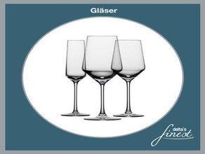 Gläser in verschiedenen Varianten / für jeden Anlass das perfekte Glas