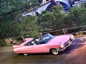 Pink Cadillac 1959 Cabriolet