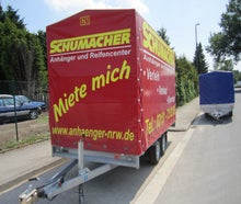 Planen Anhänger / Umzugsanhänger / PKW Anhänger, 2700 kg