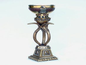 Ägypten Kelch, Pharao, Pyramide, Feuerschale, Sphinx
