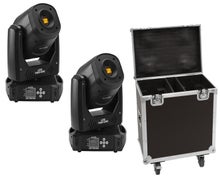 2 x Moving Head Eurolite TMH S90 COB (LED) im Case