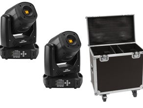 2 x Moving Head Eurolite TMH S90 COB (LED) im Case