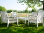 Rattan Beistelltisch / outdoor Loungetisch EDEN ST weiß - Galerie - Bild 2