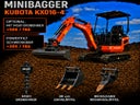 Minibagger Kubota KX016 inkl Powertilt opt. Erdbohrer MS01 - opt. Erdarbeiten - Mietpark Laggenbeck
