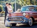 Chevrolet Bel Air 1957 Hochzeitsauto Oldtimer Mieten Ausfahrt US Car - Galerie - Bild 1